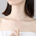 Shangjie OEM S925 Sterling Silber Meerjungfrau Schwanzschale Halskette Frauen spirituelle trendige Halsketten